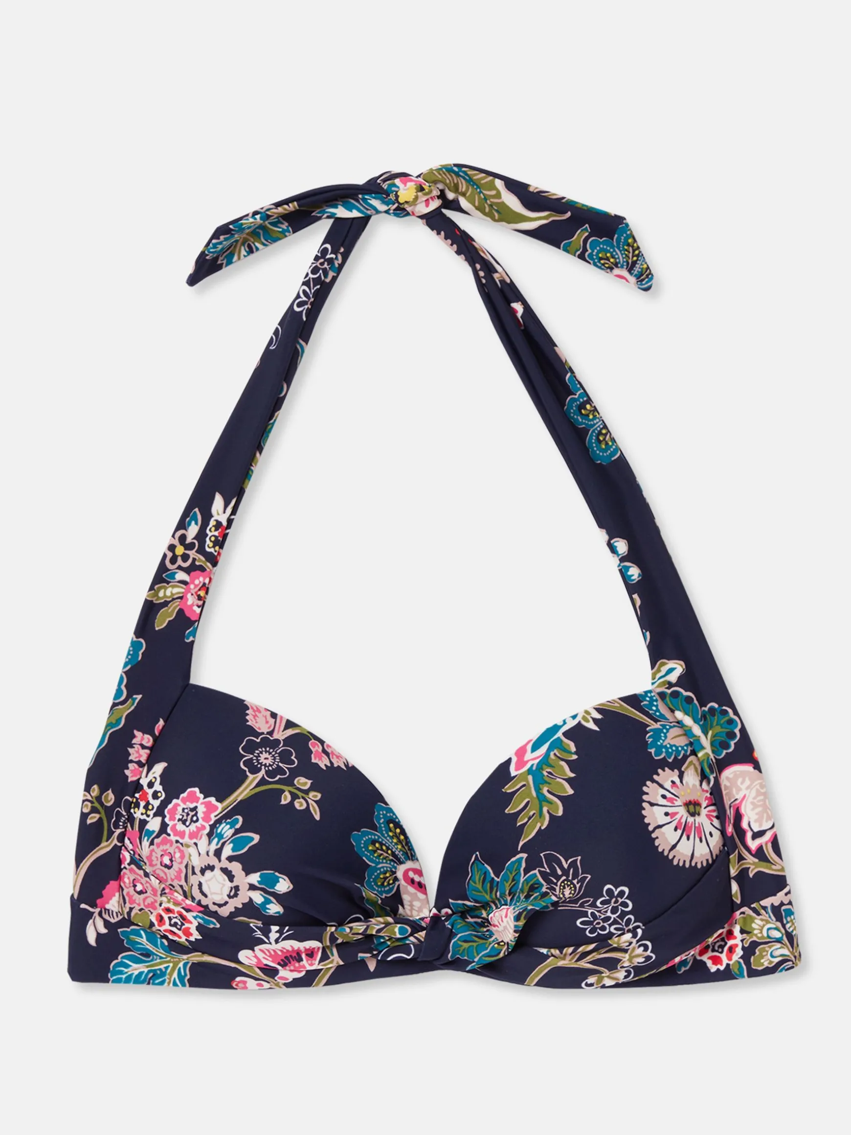 Jasmine Navy Floral Bikini Top