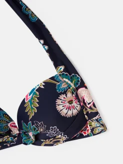 Jasmine Navy Floral Bikini Top