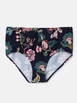 Jasmine Navy Floral Bikini Bottoms