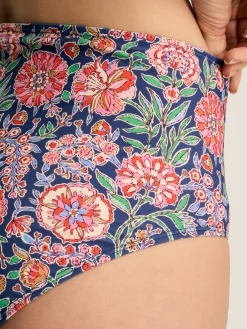 Jasmine Pink & Navy Tankini Bottoms