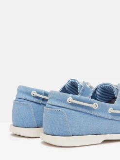 Joules X Chatham Blue Jetty Deck Shoes