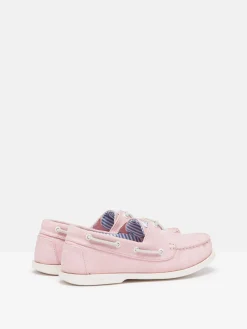 Joules X Chatham Pink Jetty Deck Shoes