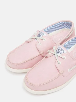 Joules X Chatham Pink Jetty Deck Shoes