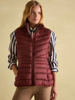 Kenley Burgundy Showerproof Padded Gilet
