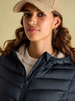 Kenley Navy Showerproof Padded Coat with Hood