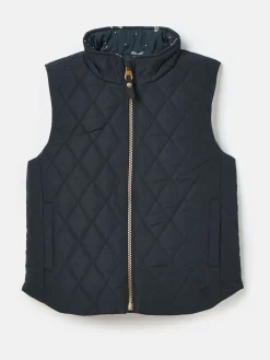Kids' Atwell Navy Blue Showerproof Reversible Gilet