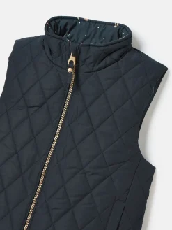 Kids' Atwell Navy Blue Showerproof Reversible Gilet