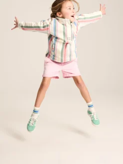 Kids' Burnham Multi Stripe Funnel Neck Sweatshirt