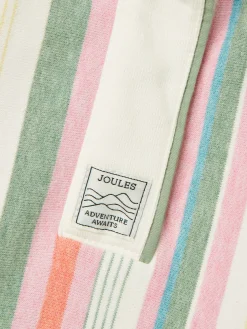 Kids' Burnham Multi Stripe Funnel Neck Sweatshirt