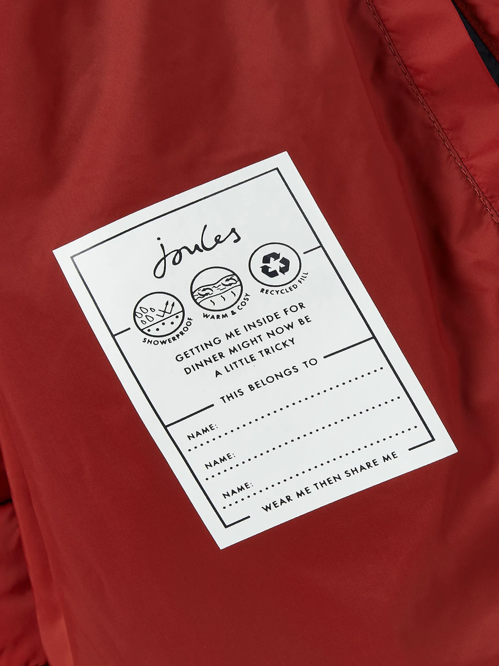 Kids' Cairn Navy Blue Showerproof Padded Jacket