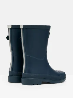 Kids' Classic Navy Blue Adjustable Wellies