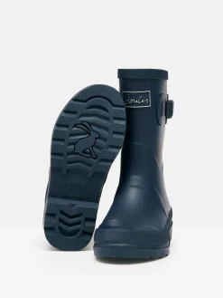 Kids' Classic Navy Blue Adjustable Wellies