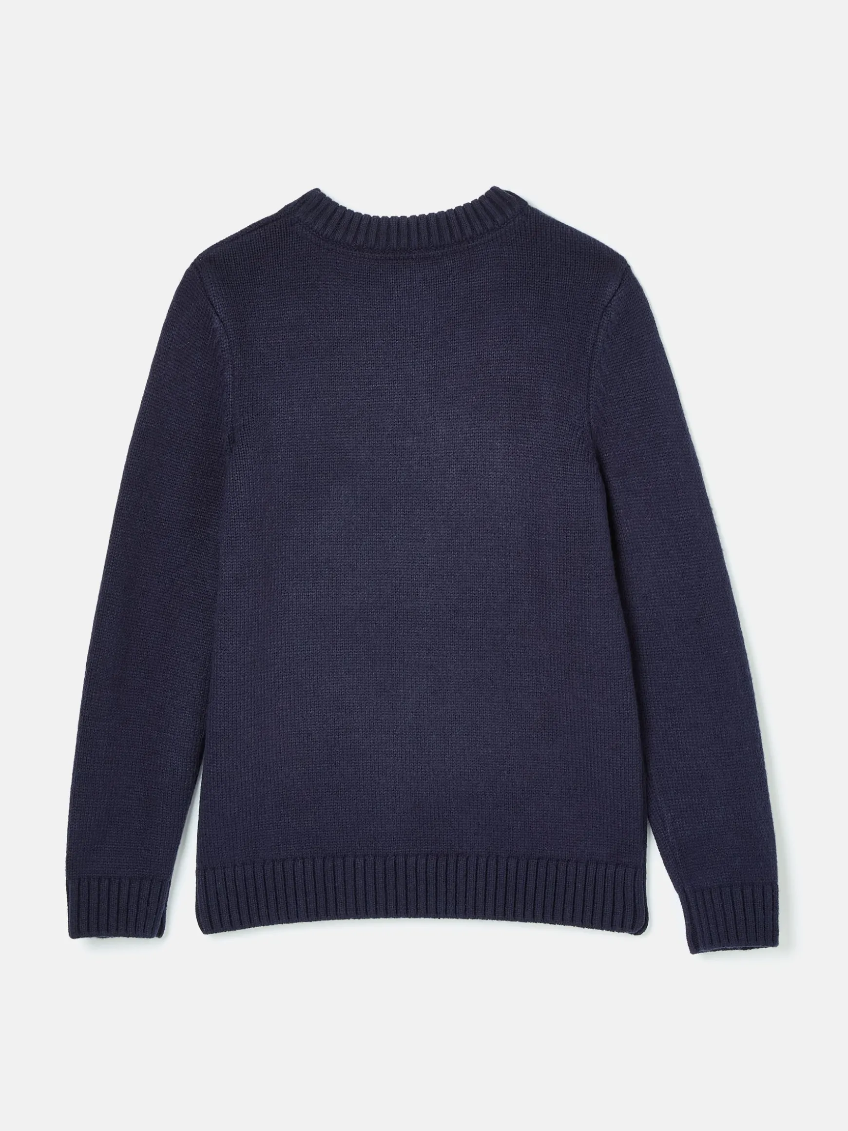 Kids' Cracking Navy Blue Intarsia Knitted Festive Jumper