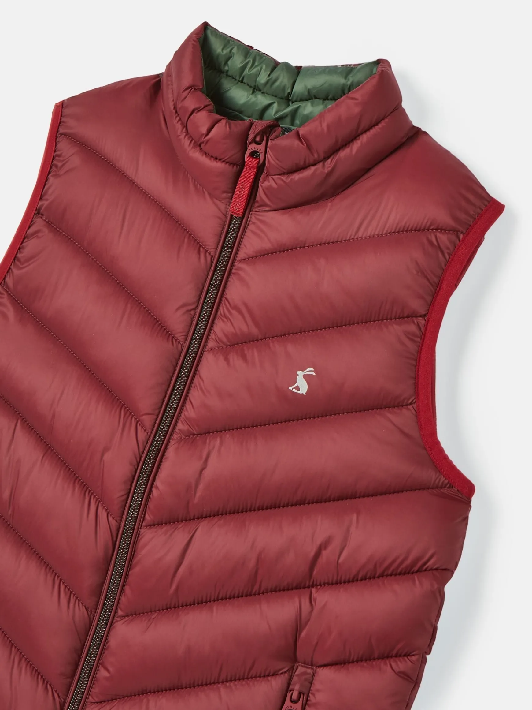 Kids' Crofton Burgundy Red Showerproof Quilted Gilet