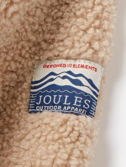 Kids' Eddington Brown & Natural Zip Through Fleece Jacket