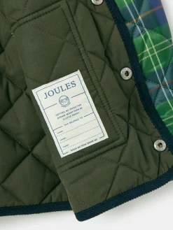 Kids' Freddie Green Check Quilted Checked Jacket
