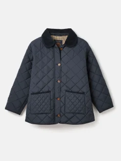 Kids' Mayberry Navy Blue Quilted Jacket