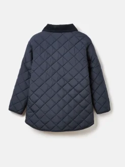 Kids' Mayberry Navy Blue Quilted Jacket