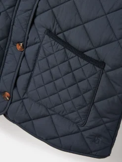 Kids' Mayberry Navy Blue Quilted Jacket