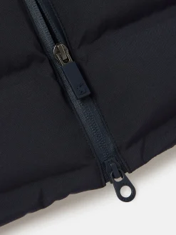 Kids' Padwell Navy Blue Waterproof Padded Coat with Hood