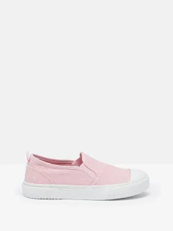 Kids' Peasy Pink Slip On Plimsolls