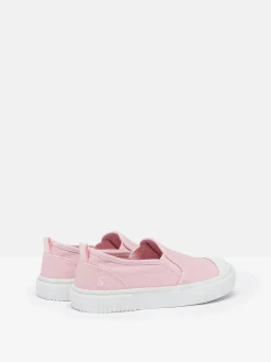 Kids' Peasy Pink Slip On Plimsolls