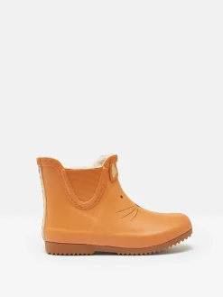 Kids' Raindance Orange Kids' Character Fleece Lined Ankle Wellies