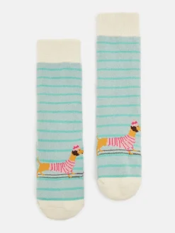 Kids' Runaround Blue Grippy Socks