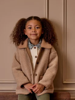 Kids' Sadie Natural Borg Fleece Jacket