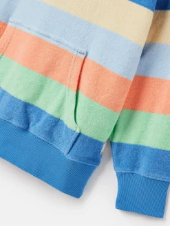 Kids' Shoreside Multi Stripe Towelling Hoodie