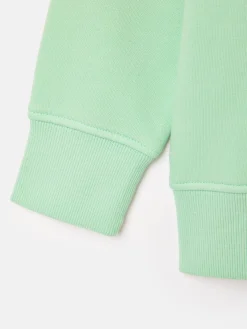 Kids' Sundaze Green Crew Neck Slogan Sweatshirt