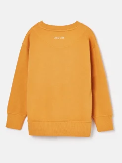 Kids' Sundaze Yellow Crew Neck Slogan Sweatshirt