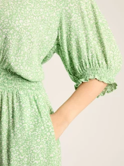 Laurie Green Viscose Midi Dress