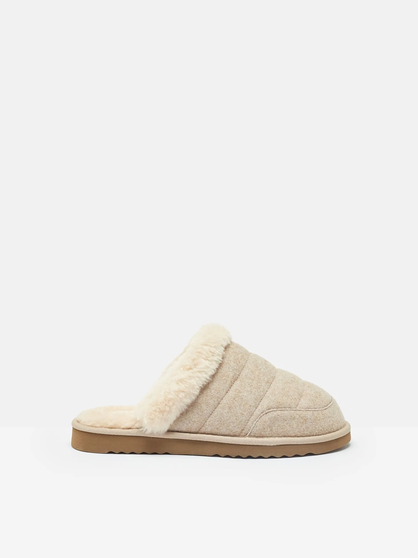 Lazydays Oatmeal Fleece Lined Slippers