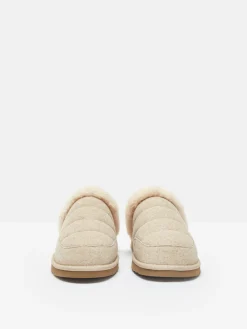 Lazydays Oatmeal Fleece Lined Slippers