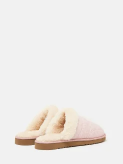 Lazydays Pink Fleece Lined Slippers