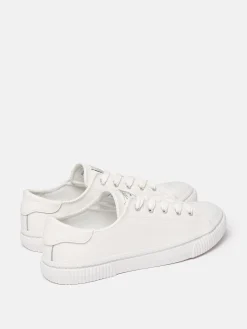 Leather Coast Pumps White