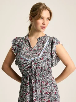 Lillia Multi Tie Waist Tiered Dress