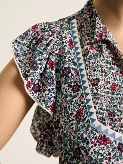 Lillia Multi Tie Waist Tiered Dress