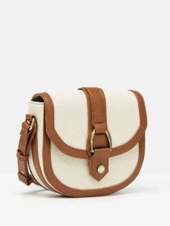 Ludlow Tan Canvas Cross Body Bag
