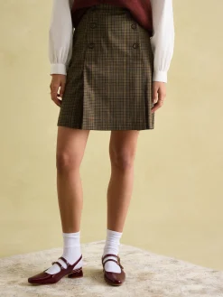 Maize Check Skirt