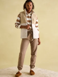 Mallory Cream Fleece Gilet