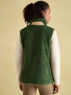 Mallory Green Fleece Gilet