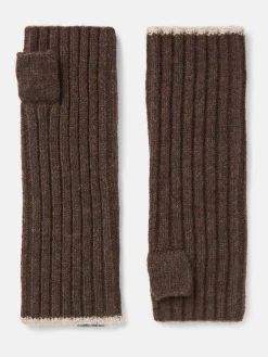 Marie Brown Fingerless Gloves