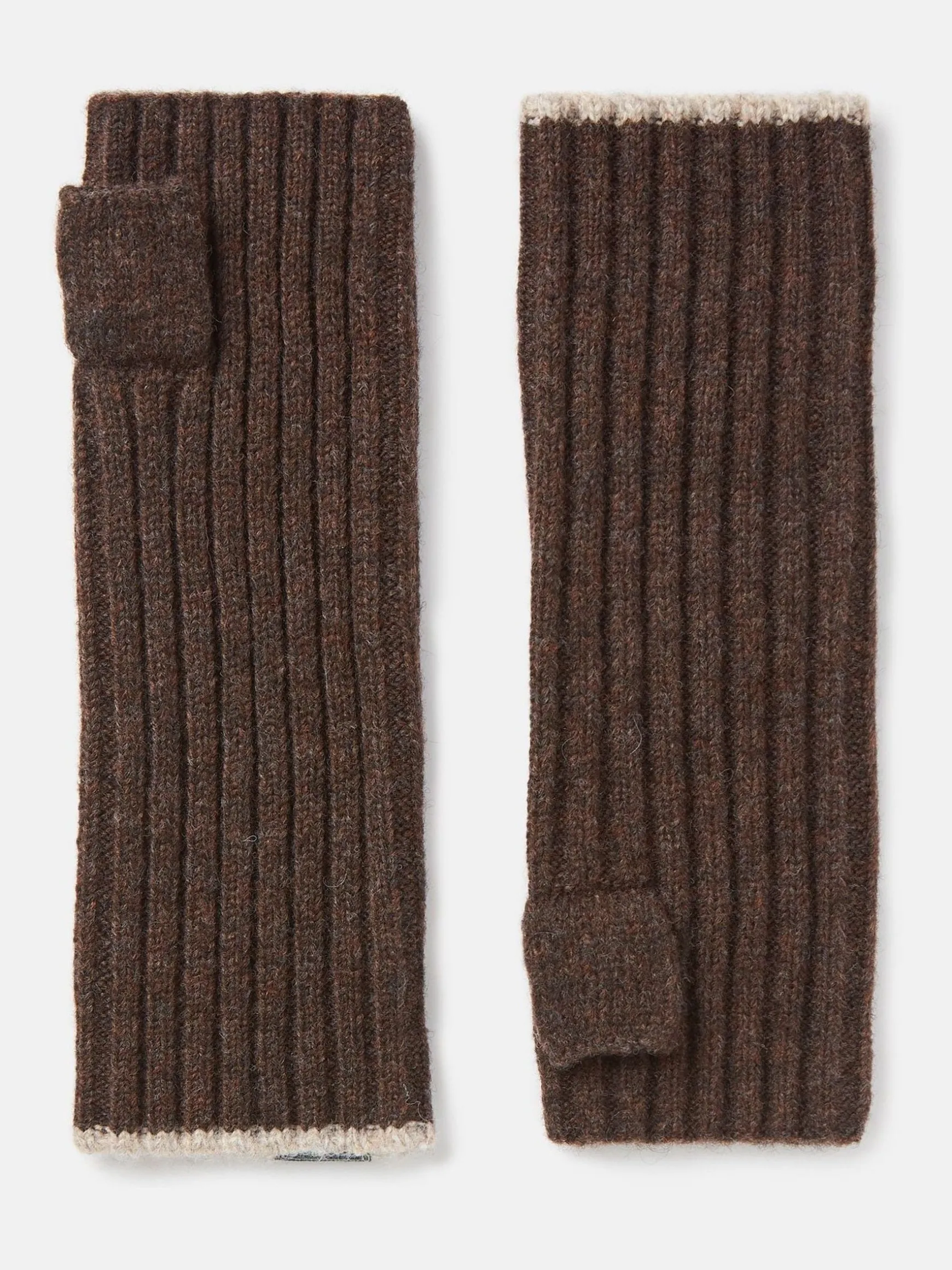 Marie Brown Fingerless Gloves
