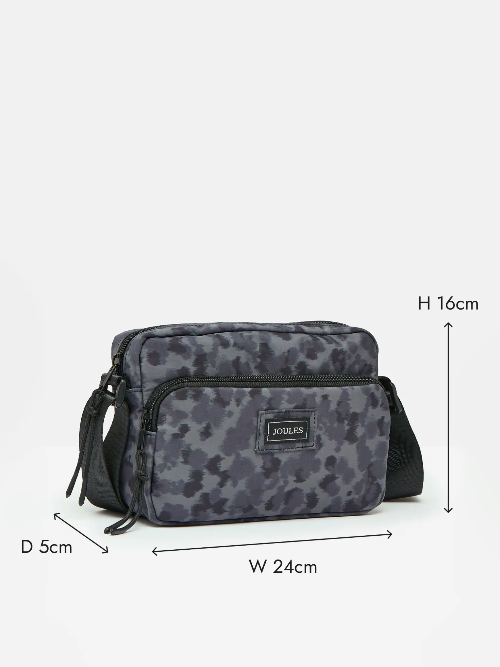 Marlow Black/Animal Cross Body Bag