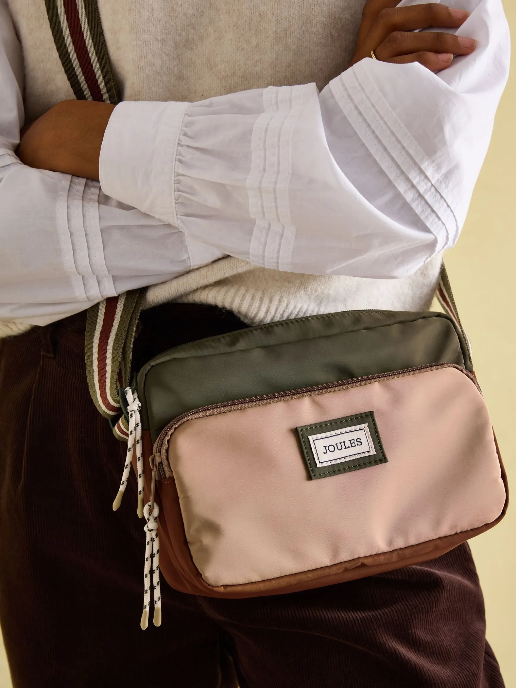 Marlow Khaki/Green Cross Body Bag