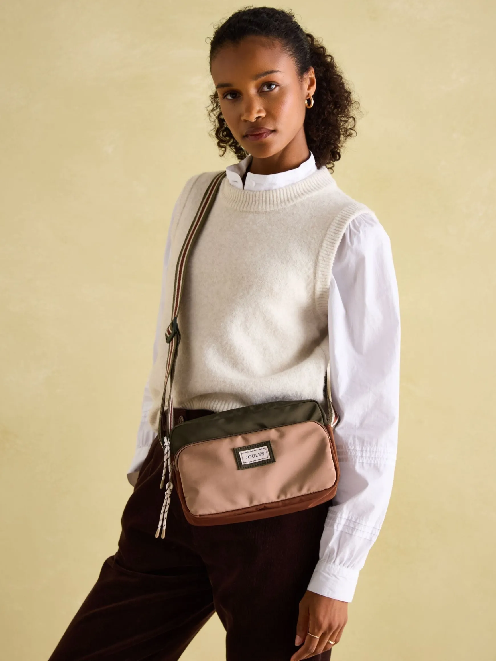 Marlow Khaki/Green Cross Body Bag