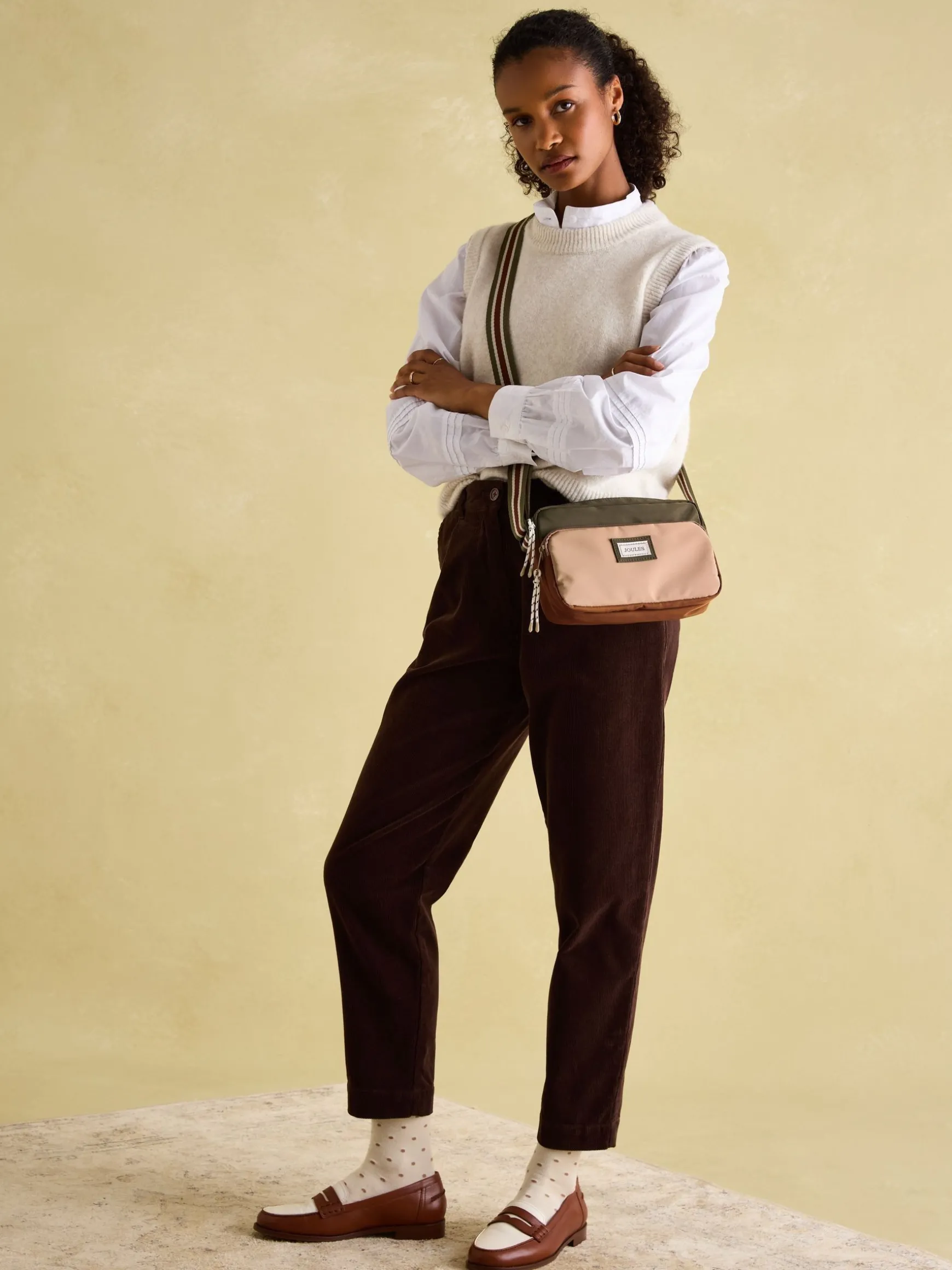 Marlow Khaki/Green Cross Body Bag