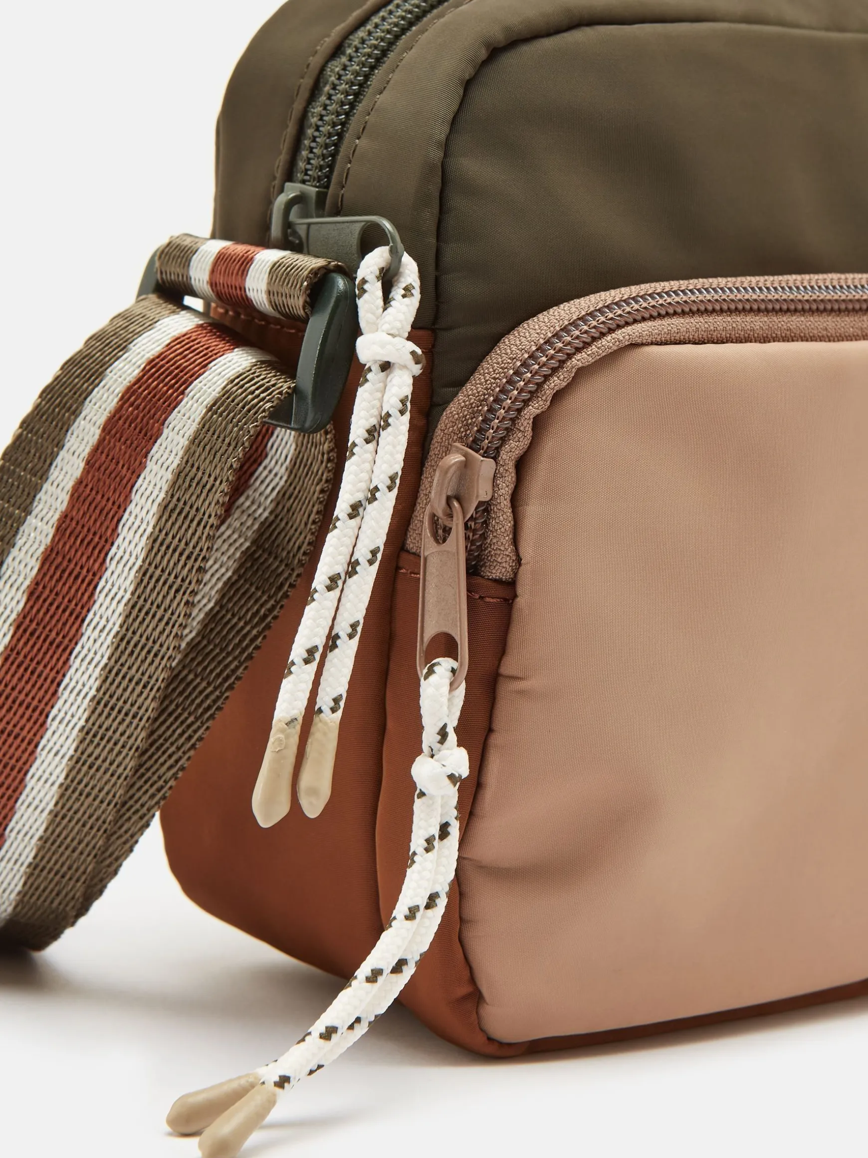 Marlow Khaki/Green Cross Body Bag